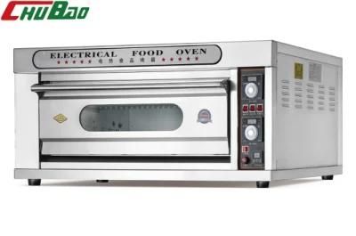 Commercial Kitchen 1 Deck 2 Trays Electric Oven for Restaurant Baking Equipment Food ...