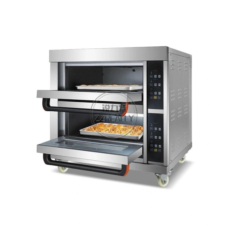 2 Decks 2 Trays Commercial Electric Baking Oven Cake Pizza Bread Oven Bakery Machines Baking Equipment
