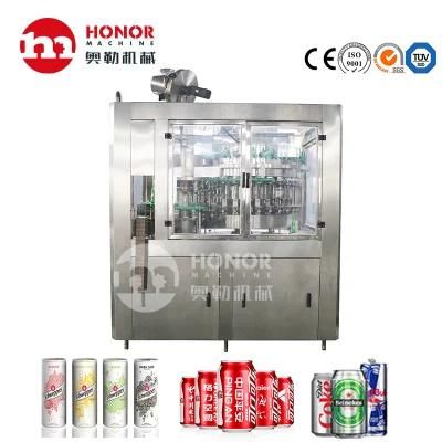 Automatic Aluminum Tinplate Can 330ml 500ml 1000ml Carbonated Soda Drink Flavored Juice ...