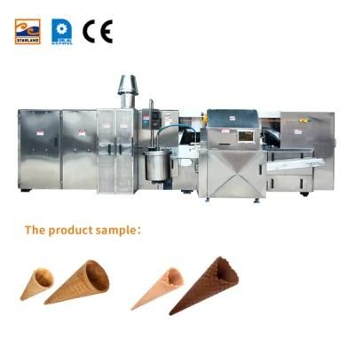260*240 mm One Die Two Cake Automatic Crisp Tube Production Line, with After-Sales Service