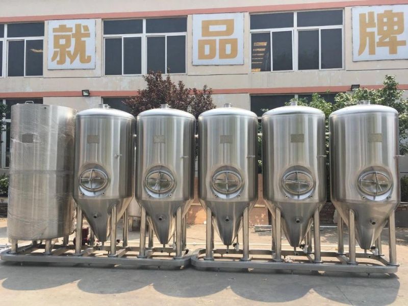 Stainless Steel 304 Conical Fermentor 500L - 2000L Tank Fermenter with Chiller for Home Brewing