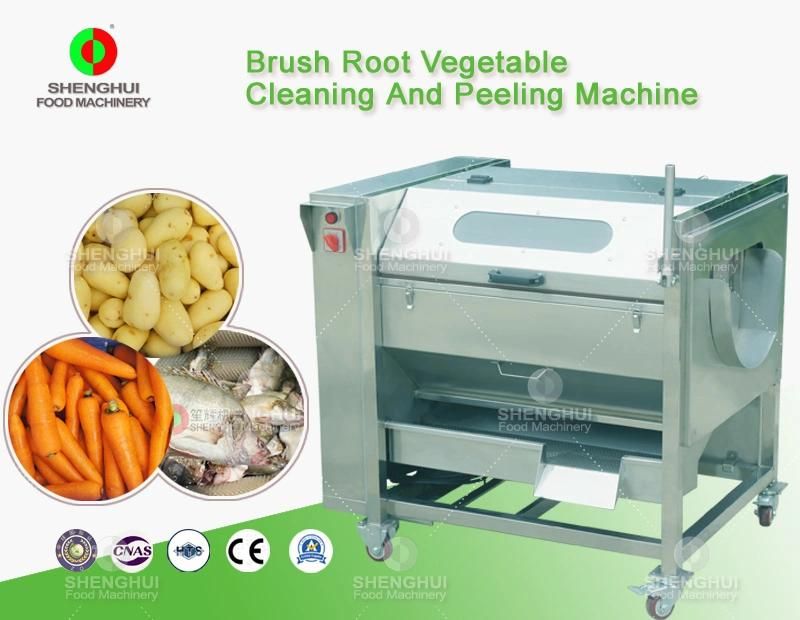 Factory Price Brush Carrot Cleaning Equipment Root Vegetablewasher Fruit Cleaner