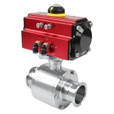 Us 3A Donjoy Sanitary Ball Valve with Pneumatic Actuator