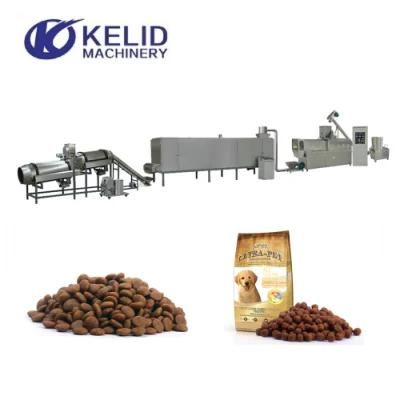 Automatic Dog Cat Fish Pet Food Extruder Machinery Equipment Plant Production Line