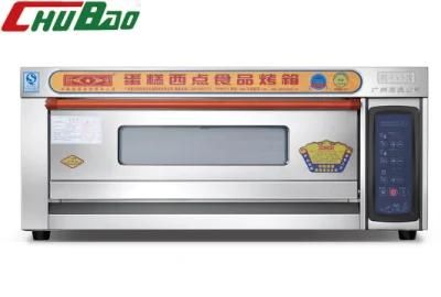 1 Deck 2 Trays Electric Oven with Computer Controller and Timer for Commercial Kitchen ...