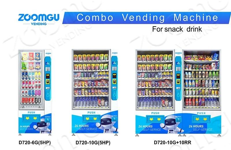 Zoomgu Bill Operated Snack Drink Combo Vending Machine