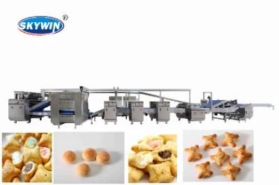 Skywin Automatic Biscuit Production Line Bakery Biscuit Making Machine