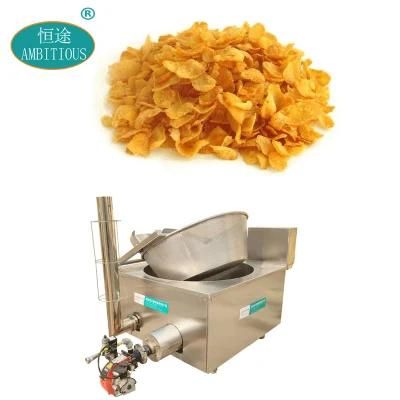 Gas Fryer Machinery Industrial Tortilla Chips Frying Machine