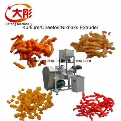 Fried Extrusion Corn Snacks Kurkure Processing Machinery