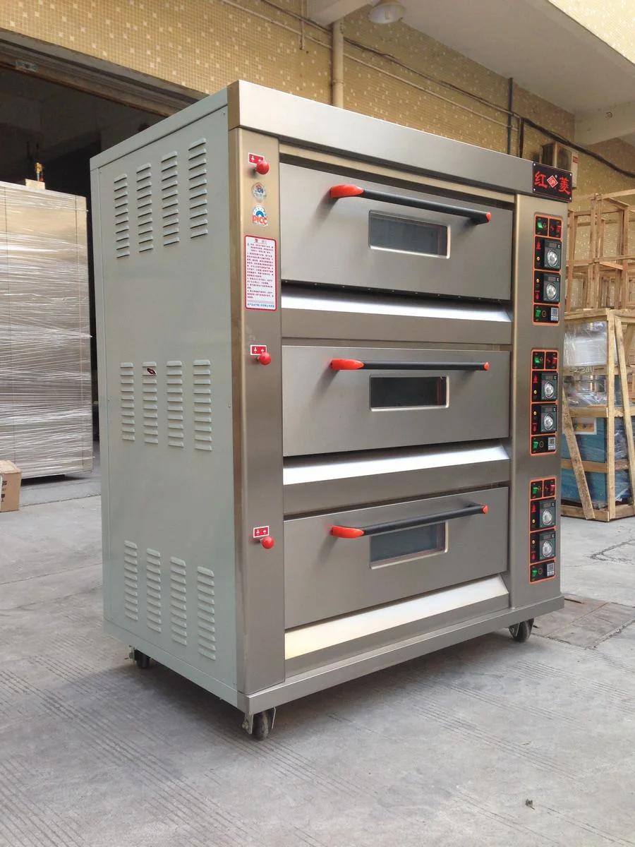 3-Deck 6-Tray Standard Electric Oven Pizza Oven (CE)