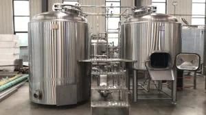 Gold Supplier China Made 1000L 2000L Craft Beer Line with Steam Heating