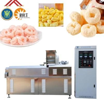 Rice Cereal Extrusion Machine Chips Extruder Puffed Extruded Snacks Making Machine ...