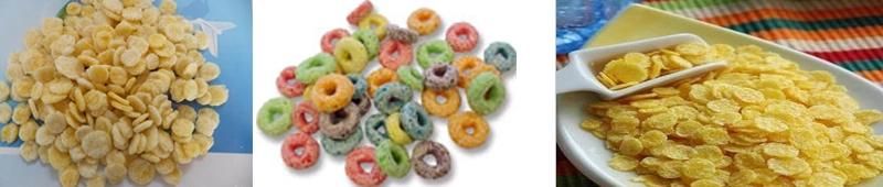 Twin Screw Extruder Corn Flakes/Breakfast Cereals Making Machine