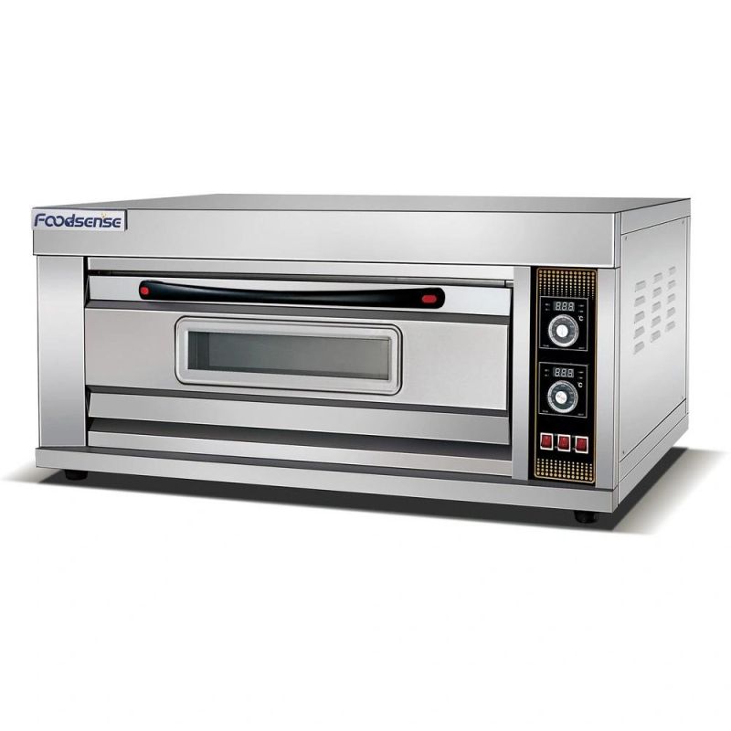 Industrial Bread Deck Baking Oven Control 2 Deck 4 Trays Pizza Oven Bakery Baking Oven Equipment for Sale