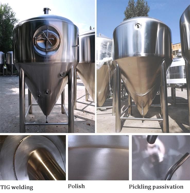 Beer Fermenter SUS304 Fermentation Tank 300L 500L 1000L 2000L for Brewery