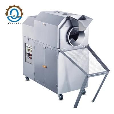 Gas Electric Two Kinds of Heating Methods Chestnut Roasting Machine Commercial Nut Peanut ...