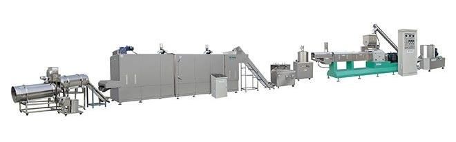 Automatic Capacity 120-150 Kg/Hr Extrusion Baked Puffed Snacks Processing Line