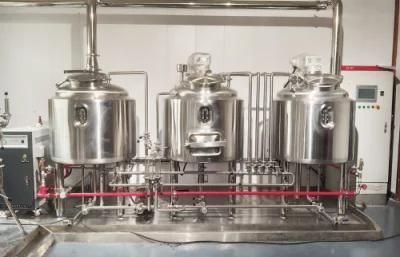 200L SS304 Beer Cooking Vessel Brewery Equipment