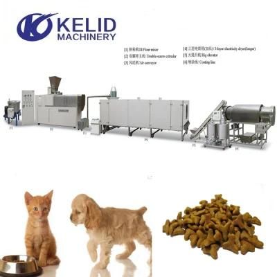 Dried Kibble Dog Food Machine Pet Processing Line Dog Cat Pet Food Machine Plant