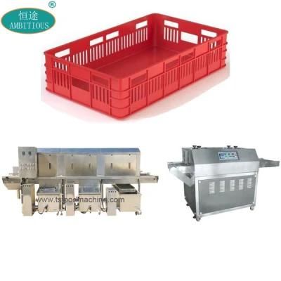 Continuous Crate Washer Dryer System Tray Wash and Drying Machine