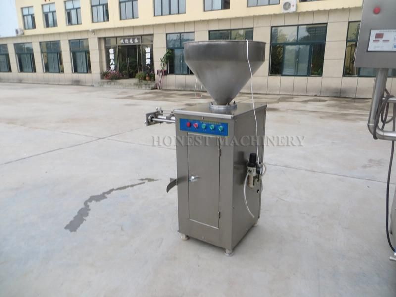 Full Stainless Steel 30L Sausage Stuffer / Sausage Filling and Tying Machine