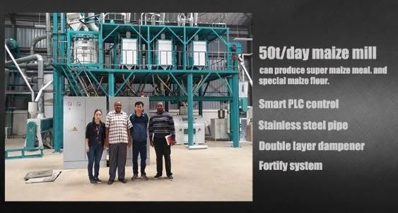 China Maize Corn Flour Mill Machine Milling Plant for Zambia Kenya Uganda Tanzania Mozambique Malawi