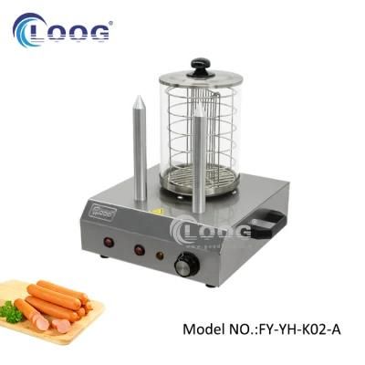 220V/110V Kitchen Appliance Sausage Making Grill with 2 Aluminum Buns Spikes Electric ...