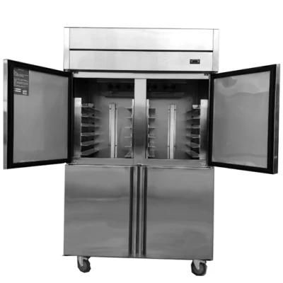 4 Doors Commercial Air Cooling Freezer for Hotel Use