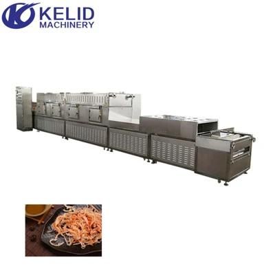 Snacks Food Shredded Squid Baking Drying and Sterilization Machine