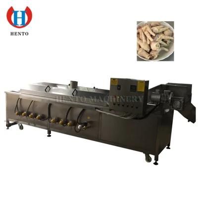Automatic Blanching Machine for Pre-cooking Boiling / Chicken Claws Feet Blanching Machine ...