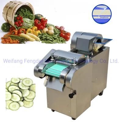 Qcj-660 Automatic Potato Vegetable Cutting Machine Chili Ring Cutting Machine Leaf Stem ...