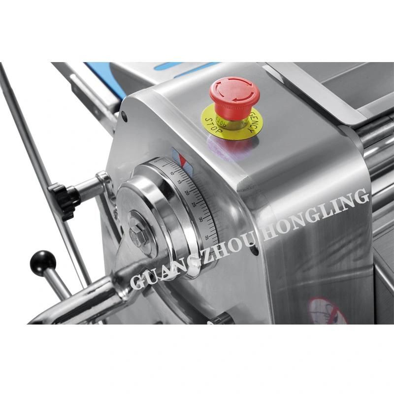 Hongling 400mm Full Ss Table Top Roller Sheeter Croissant Pizza Pastry Dough Sheeter