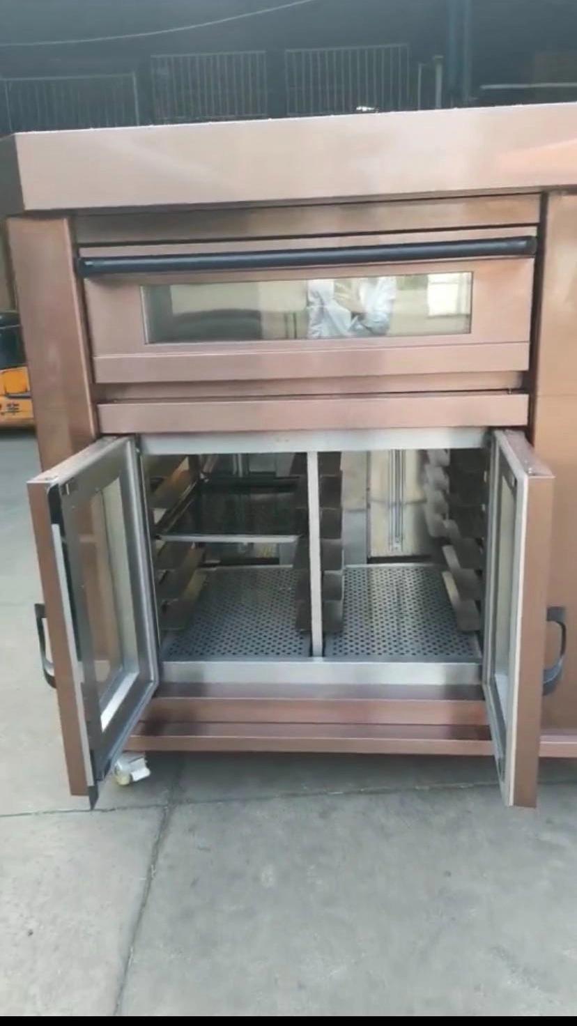 Luxury Bakery Workshop Commercial Bakery Equipment Electric Convection Oven with Proofer