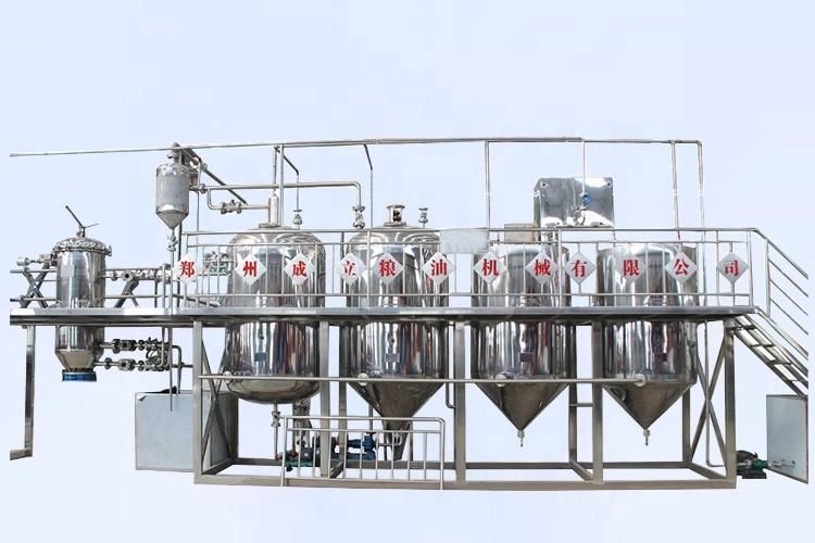 0.5t/D Cooking Oil Processing Machine Small Scale Edible Oil Refining Machine