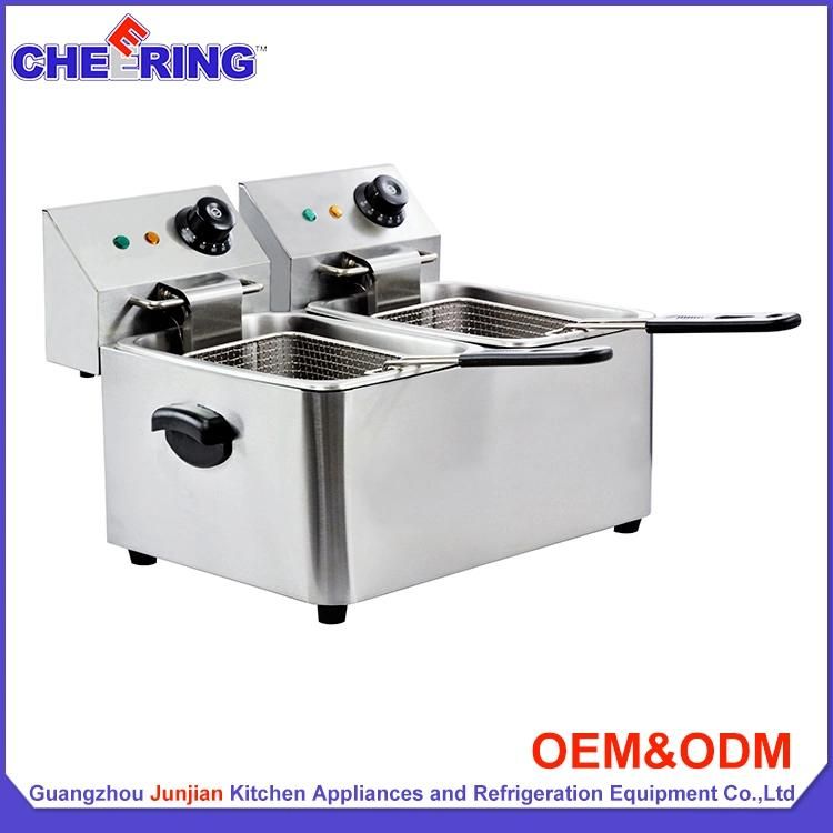 Commercial Electric Deep Fryer (2-Tank, 2-Basket)