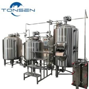 Small Beer Production Line Beer Brewing Equipment System Beer Manufacturing Plant