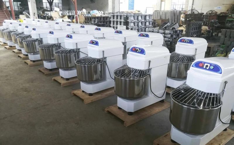 130L Commercial Dough Mixer Spiral Mixer Bread Dough Making Machine Catering Equipment 50kg Flour Capacity