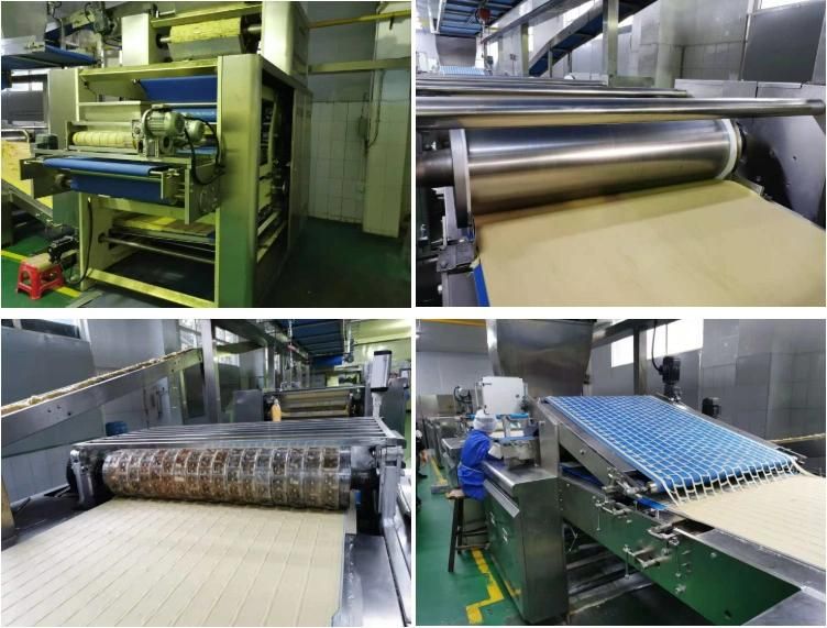 Hg Fully Automatic Soft Hard Soda Rice Cracker Cake Biscuit Sandwiching Production Line Making Baking Oven Food Machine