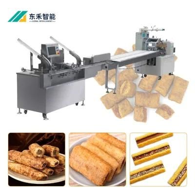 2021 Popular Corn Filling Puff Snack Production Equipment Corn Sticks Corn Snack Making ...