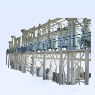 Corn Flour Milling Machine 100t/Day Maize Flour Production Line