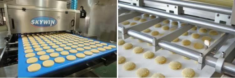 Skywin Automatic PLC Control 400mm Tray Type Cookie Depositor Machine Cookies Small Machine