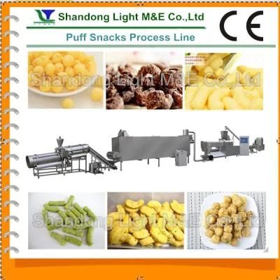 Double Screw Extruder Inflating Snacks Food Processing Line (LT65, LT70, LT85)