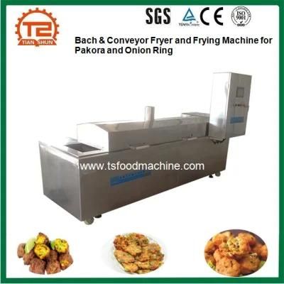 Bach &amp; Conveyor Fryer and Frying Machine for Pakora and Onion Ring