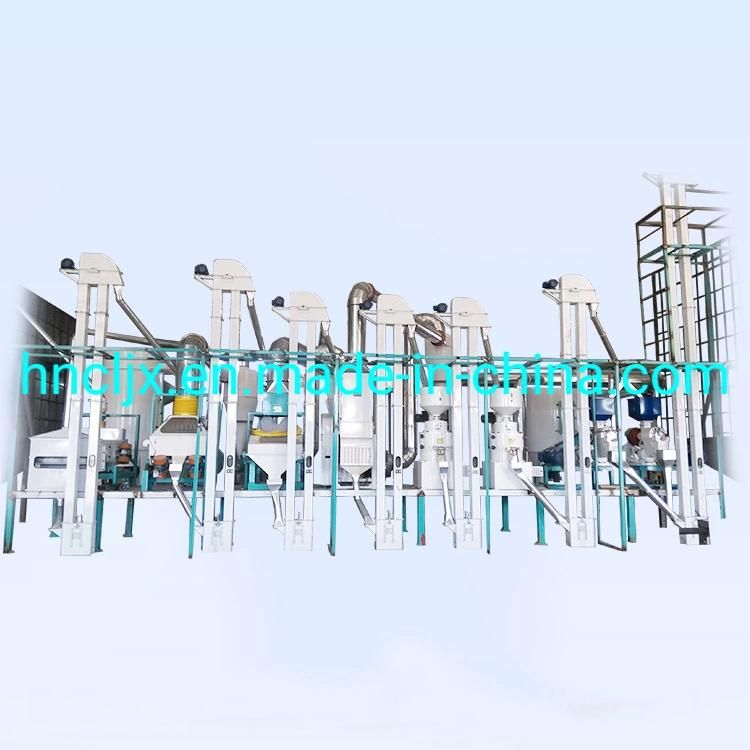 15/25/35/50/60/80/100/120/200 Tons Per Day Complete Set of Rice/Wheat/Corn/Maize Milling Plant/Machine