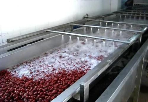Fruit Vegetable Washing Machinery Fruits and Vegetables Water Bath Cleaning Machine