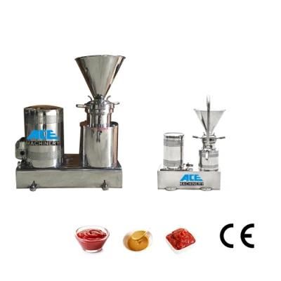 Commercial Wet Grinding Making Machine Vertical Sesame Peanut Butter Lab Colloid Mill