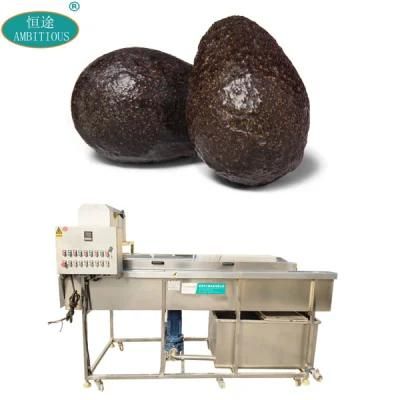 Brush Roller Type Fruits Cleaning Line Avocado Washing Machine