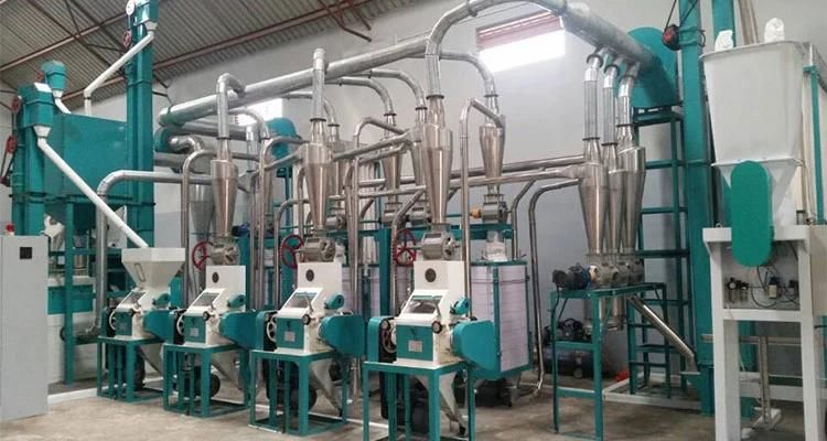 Transport to Tanzania 20t/24h Maize Flour Milling Machine for Sembe and Dona