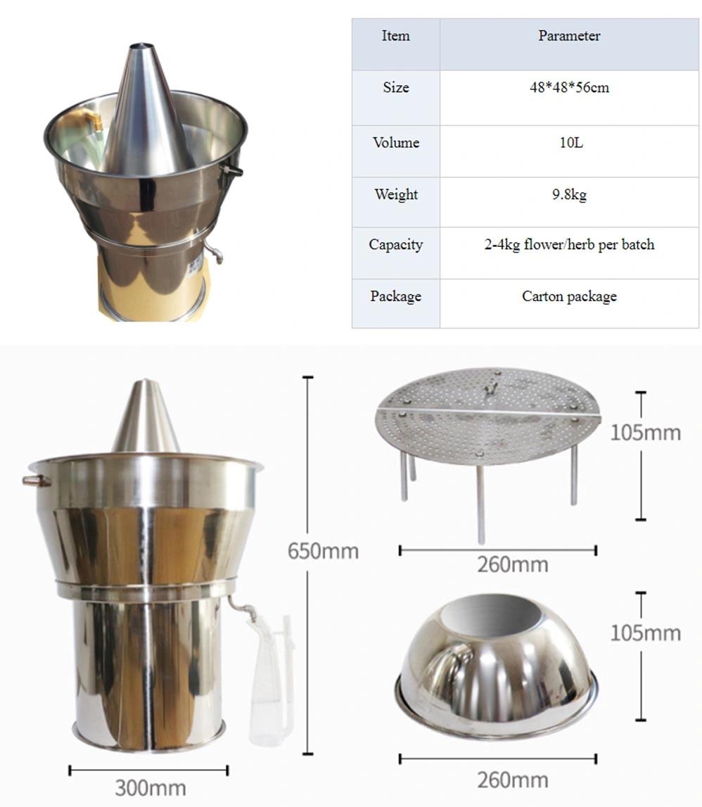 Crude Oil Distillation Machine/Peppermint Oil Making Machine for Sale