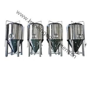 Brewery Plant Stainless Steel Cooling Jacket Beer Fermenter